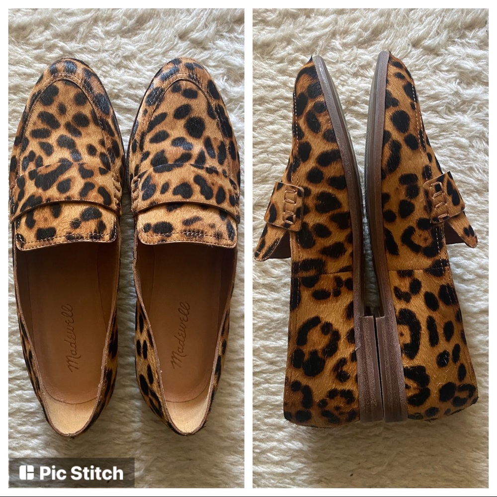 Madewell | NEW IN BOX Leopard Calf Hair Loafers